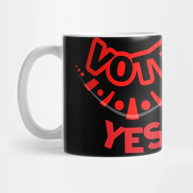 Vote Yes To The Voice Indigenous Voice To Parliament Boomerang Red Edition by 3dozecreations